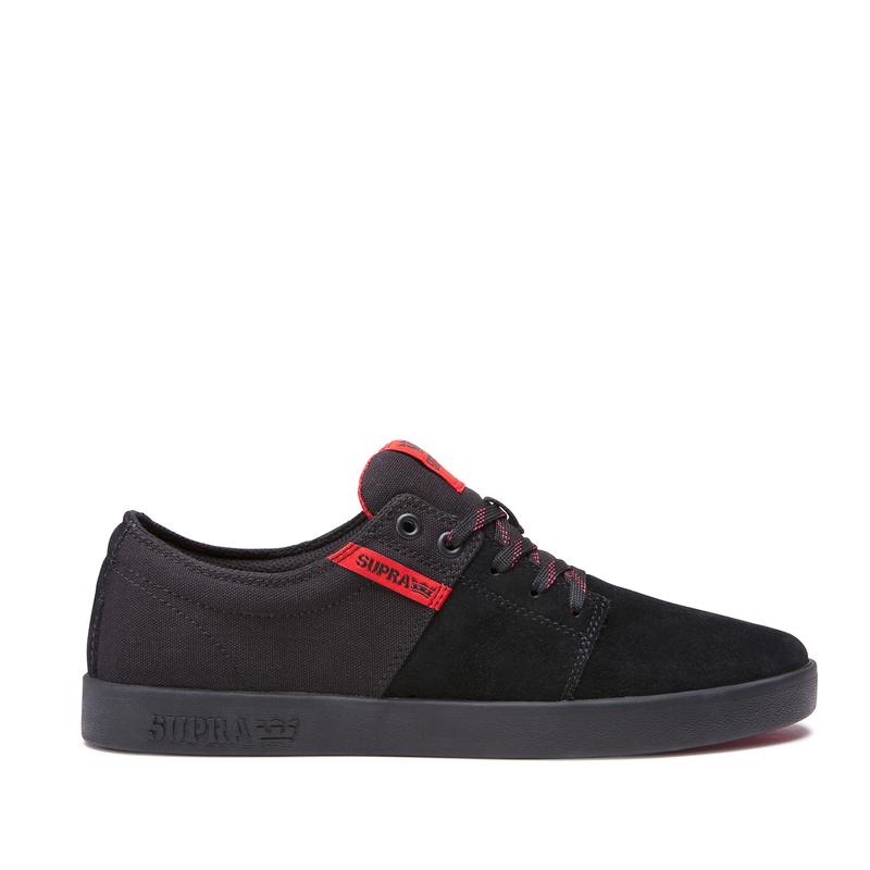 Supra STACKS II Sneaker Low Damen Schwarz / Rot Online Kaufen MAZKU7536